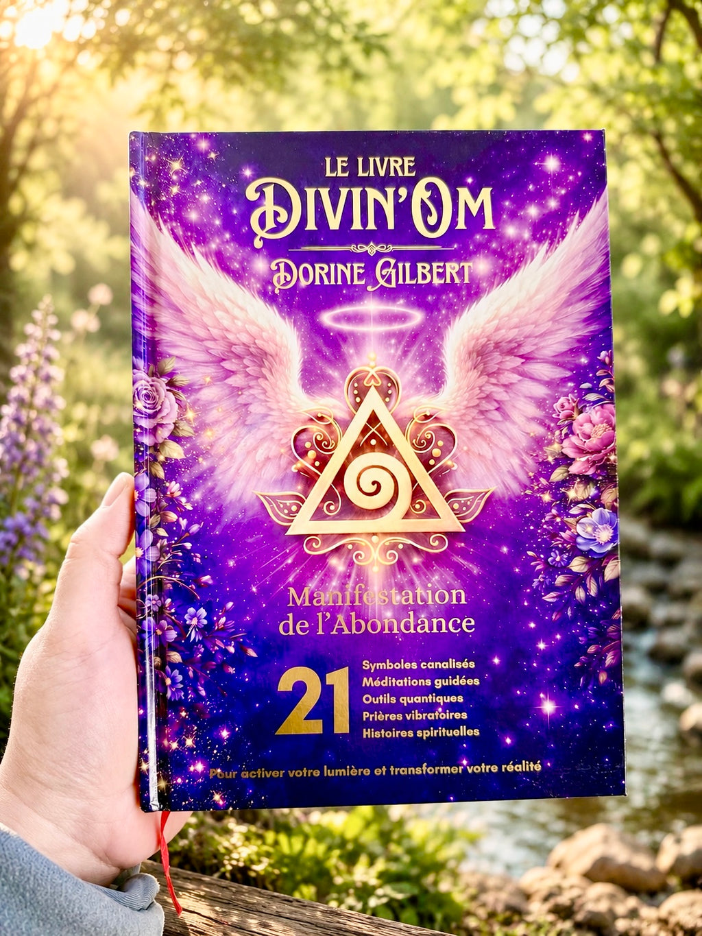 Le Livre Divin’Om de Dorine Gilbert — outil de transformation spirituelle et quantique avec 21 symboles canalisés